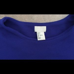 H&M trend brand peplum top. Size:2 color: violet